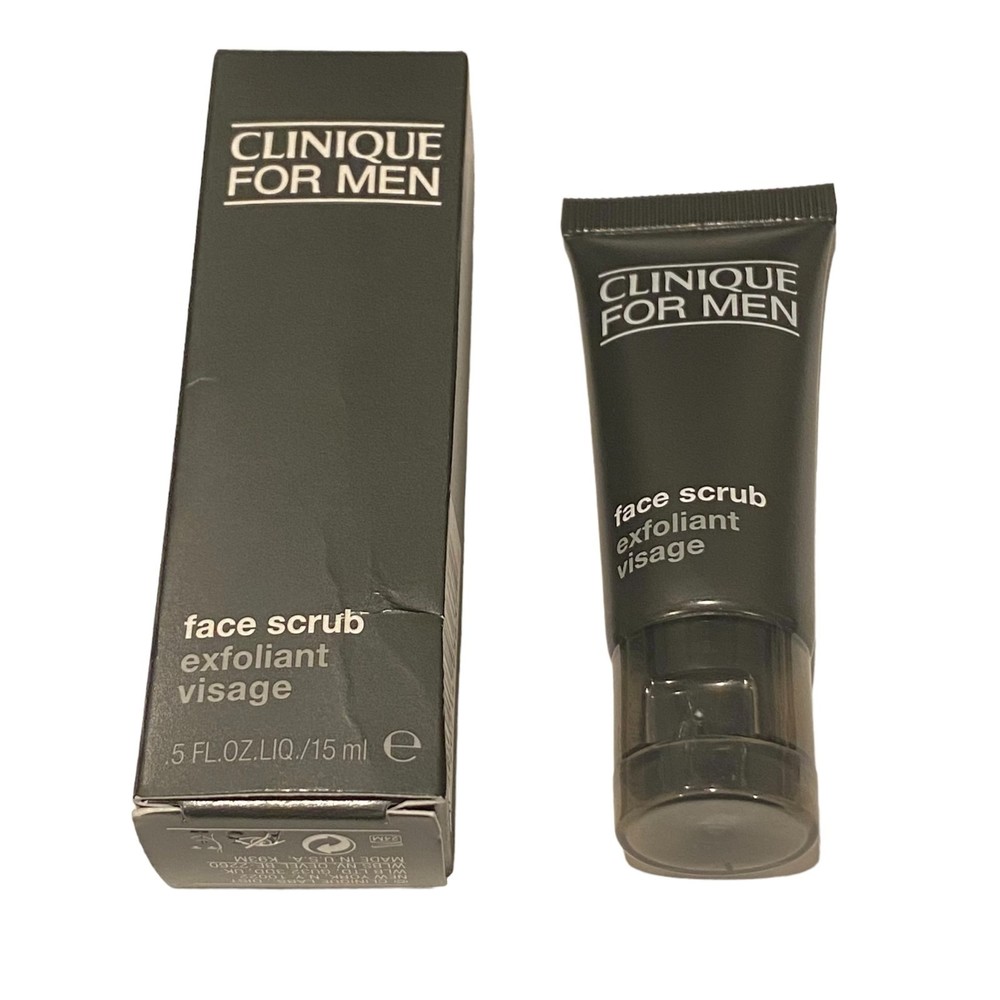 Clinique for Men Face Scrub Travel Size NIB